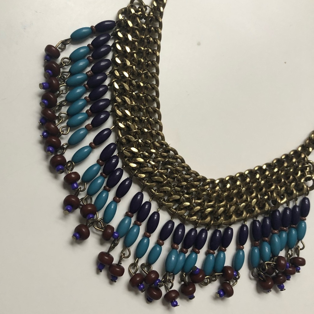 Necklace with beads